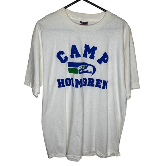 Vintage Seahawks Camp T Shirt XL - Picture 1 of 4